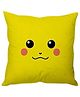 Stybuzz Pikachu Face Cushion Cover - Yellow