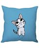 Stybuzz Cat Cushion Cover - Bl;ue