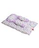 VParents Joy baby 4 Piece Bedding Set with Pillow and Bolsters - Purple