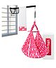 VParents Sunny baby Swing cradle with Mosquito Net  Spring And Metal Window Cradle Hanger - Pink