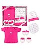 VParents Bitsy New born Baby Gift Set Pack of 5 - Pink