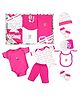VParents Bitsy New born Baby Gift set Pack of 10 - Pink