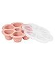 Beaba Silicone Baby Food Multiportion Storage Tray Vintage Pink - 6 x 150ml