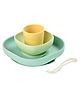 Beaba Silicone Suction Meal Set Yellow - Pack Of 4