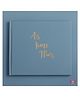 KUWTB As Time Flies Baby Record Book Dream Blue - English