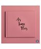 KUWTB As Time Flies Baby Record Book Peony Pink - English