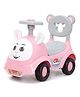 Funride Rabbit Face Manual Push Ride On - Pink