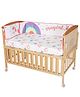 The Mom Store Cotton Baby Bumper Set Unicorn Print - Multicolor
