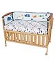 The Mom Store Cotton Baby Bumper Set Sea Print - Multicolor