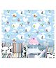 Oren Empower Doraemon Cartoon Themed Wallpaper - Blue