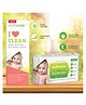 BodyGuard Premium Baby Wet Wipes - 72 Pieces, with Baby Diaper Disposal Bags - 15 Pieces