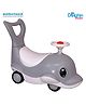 Mothertouch Dolphin Rider Manual Push Ride On - Gray