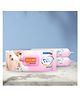 Tulips Sensitive Baby Wet Wipes With Lid Pack of 3 - 72 Pieces each