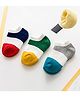 Footprints Organic Cotton Colour Block Socks Pack Of 3 - Multi Colour