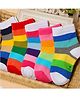 Footprints Organic Cotton Striped Socks Pack Of 5 Pairs - Multicolor