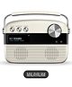 Carvaan Saregama Malayalam - Portable Music Player with 5000 Preloaded Songs, FM/BT/AUX (Porcelain White)