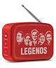 Carvaan Saregama Mini Hindi 2.0- Music Player with Bluetooth/FM/AM/AUX (Sunset Red)