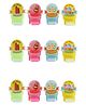 Passion Petals Erasers Ice Cream Print Pack of 12 - Multicolor