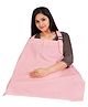 Lulamom Striped Nursing Cover with Adjustable Strap - Pink