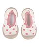 Yellow Bee Polka Dot Design Anti Skid Sock Shoes - Pink & White