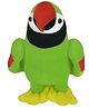 Ultra Parrot Soft Toy Green - Height 38 cm