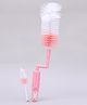 Rotating Bottle & Nipple Cleaning Brush with Dual Action - Pink