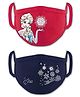 Babyhug 2 to 4 Years Washable & Reusable Knit Face Mask Elsa Pack of 2
