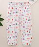 Kookie Kids Full Length Harem Pant Multi Print - White