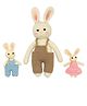 Happy Threads Amigurumi Crochet Soft Toy Bunny Colony Pack of 3 Multicolor - Height - 17.78 cm
