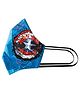 Airific Face Mask Marvel Captain America Hex Shield Print Medium  - Blue