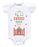 KNITROOT Short Sleeves Ganju Ever Print Onesie - White