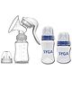 Syga Manual Breast Pump With Baby Feeding Bottles - 150 ml 200 ml