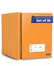 Woodsnipe Double Line Ruled Notebooks Pack of 16 - 176 Pages Each