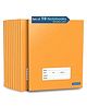 Woodsnipe Brand Double Line Ruled Notebooks Pack of 10 - 172 Pages Each