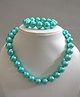 Tiny Closet Beaded Necklace & Bracelet Set - Green