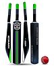 Jaspo Dominator Senior Cricket Bat and Ball Set - Green