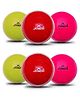 Jaspo T-20 PVC Cricket Soft Balls Recommended For Indoor/Outdoor Street, Beach & Cricket (Pack Of 6 )(Multicolor)