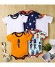 Kookie Kids Short Sleeves Onesies Multiprint Pack of 5 - Multicolour