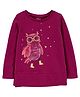 Carter's Owl Jersey Top - Pink