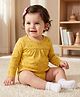 Carter's Butterfly Long-Sleeve Onesie - Yellow