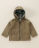 Carter's Hooded Canvas Jacket - Khaki