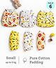 SuperBottoms DryFeel Langot for 0-9M Babies | 100% Cotton Padding | Sweet Tooth (Old Version) | Pack of 6 | 0-5kg
