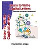 Learn to Write Capital Letters Book - English