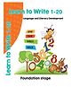 Learn to Write 1-20 Book - English