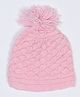 USHA ENTERPRISES Pom Pom Detailing Cap - Baby Pink