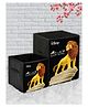 Disney By Kuber Mart Industries Lion King Foldable Storage Box Pack of 2 - Black