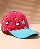 Babyhug Summer Cap Mickey Print Red - Circumference 50 cm