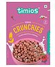 timios Nutritious & Yummy Breakfast Cereal Crunchies with Real Strawberries | No Maida , No Artificial Flavours & No Preservatives - 300 g