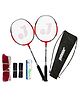  Jaspo CosmoEZ100 Nanotech Badminton Combo - Red