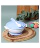 Kicks & Crawl Suction Bowl with Spoon - Blue